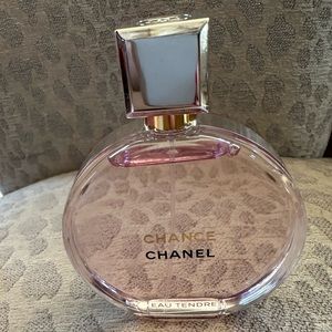 Chanel Chance Eau de tendre  Eau de parfum spray 3.4 oz with Chanel gift bag